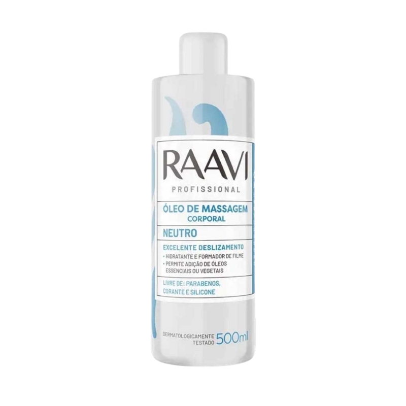 Raavi Óleo de Massagem Corporal Neutro 500ml