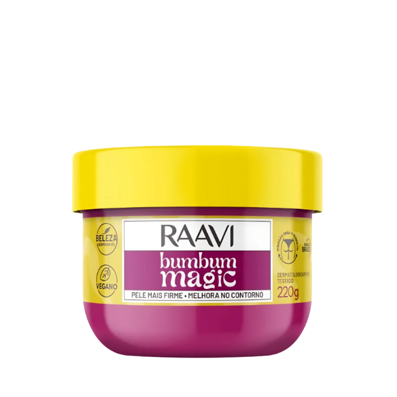 Raavi Creme Firmador Bumbum Magic 220g